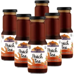 Peach Tea - 6.7 Fl Oz (200 Ml) Pack Of 6 - Rani Brand Authentic Indian Products -Kitchen GUEST 4cef5387 320c 4a18 aa13 41a900aa6314
