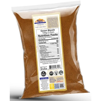 Garam Masala, Indian 11 Spice Blend - 3.5oz (100g) - Rani Brand Authentic Indian Products 5 Garam Masala, Indian 11 Spice Blend - 3.5oz (100g) - Rani Brand Authentic Indian Products - Image 3