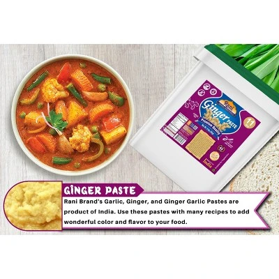 Ginger Cooking Paste - 176oz (11lbs) 5kg - Rani Brand Authentic Indian Products 4 Ginger Cooking Paste - 176oz (11lbs) 5kg - Rani Brand Authentic Indian Products - Image 2