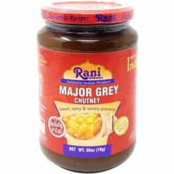Major Grey Mango Chutney - 36oz (2.2lbs) 1kg Pack Of 6 - Rani Brand Authentic Indian Products -Kitchen GUEST 50d07d90 0a76 4ffc ad70 f101e2402305
