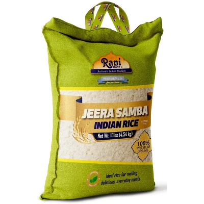 Jeera Samba Indian Rice 160oz (10lbs) 4.54kg - Rani Brand Authentic Indian Products 7 Jeera Samba Indian Rice 160oz (10lbs) 4.54kg - Rani Brand Authentic Indian Products - Image 5