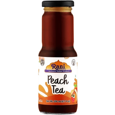 Peach Tea - 6.7 Fl Oz (200 Ml) Pack Of 2 - Rani Brand Authentic Indian Products 6 Peach Tea - 6.7 Fl Oz (200 Ml) Pack Of 2 - Rani Brand Authentic Indian Products - Image 4