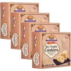 Dry Fruits Cookies - 14oz (400g) Pack Of 4 - Rani Brand Authentic Indian Products -Kitchen GUEST 54154676 513d 445f 8f24 886ad43c432e