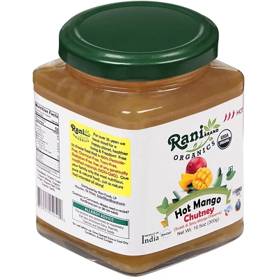 Organic Hot Mango Chutney - 10.5oz (300g) - Rani Brand Authentic Indian Products 7 Organic Hot Mango Chutney - 10.5oz (300g) - Rani Brand Authentic Indian Products - Image 5