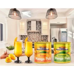 Mango Pulp Puree (Alphonso Sweetened) - 30oz (1.875lbs) 850g - Rani Brand Authentic Indian Products -Kitchen GUEST 5621ddb4 f667 45c5 b4d5 73748bbeed40