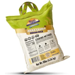 Jeera Samba Indian Rice 160oz (10lbs) 4.54kg - Rani Brand Authentic Indian Products 12 Jeera Samba Indian Rice 160oz (10lbs) 4.54kg - Rani Brand Authentic Indian Products -Kitchen GUEST 5afe0020 7242 4262 9358 3b7a49e6c639