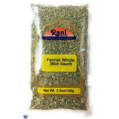 Rani Brand Authentic Indian Foods | Fennel Seeds (Saunf Sabut) 4 Rani Brand Authentic Indian Foods | Fennel Seeds (Saunf Sabut) - Image 2