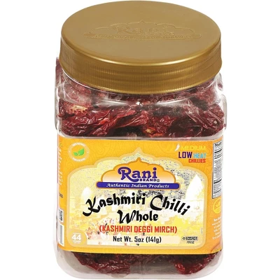 Rani Brand Authentic Indian Foods | Kashmiri Chilli Whole (Deggi Mirch, Low Heat) 9 Rani Brand Authentic Indian Foods | Kashmiri Chilli Whole (Deggi Mirch, Low Heat) - Image 7
