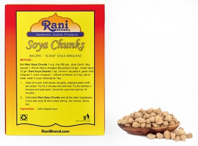 Rani Brand Authentic Indian Foods - Soya Chunks (High Protein) 7 Rani Brand Authentic Indian Foods - Soya Chunks (High Protein) - Image 5