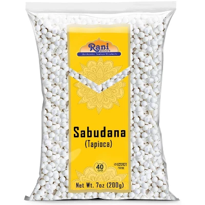 Sabudana (Tapioca / Sago) Pearls - 7oz (200g) - Rani Brand Authentic Indian Products 7 Sabudana (Tapioca / Sago) Pearls - 7oz (200g) - Rani Brand Authentic Indian Products - Image 5