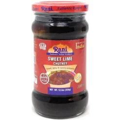 Lime Sweet Mango Chutney - 12.5oz (350g) Pack Of 6 - Rani Brand Authentic Indian Products -Kitchen GUEST 6111e2b3 0cf9 4a7c 9e0e 0aafb288be51