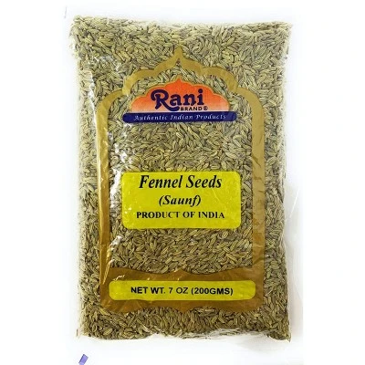 Rani Brand Authentic Indian Foods | Fennel Seeds (Saunf Sabut) 5 Rani Brand Authentic Indian Foods | Fennel Seeds (Saunf Sabut) - Image 3