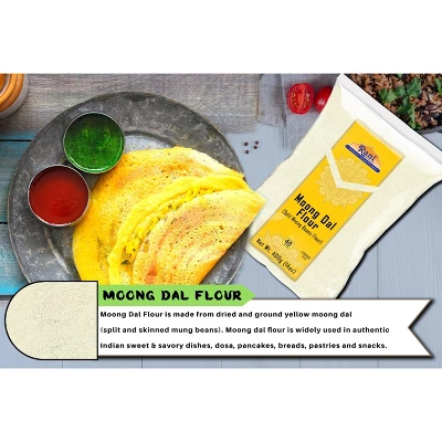 Rani Brand Authentic Indian Foods | Moong Flour (Mung Bean Flour, Green Gram Flour) 4 Rani Brand Authentic Indian Foods | Moong Flour (Mung Bean Flour, Green Gram Flour) - Image 2