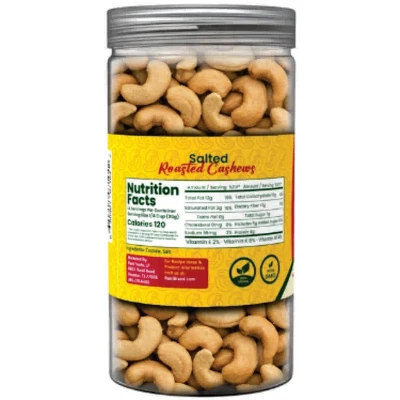 Salted Roasted Cashews - 14oz (400g) - Rani Brand Authentic Indian Products 4 Salted Roasted Cashews - 14oz (400g) - Rani Brand Authentic Indian Products - Image 2