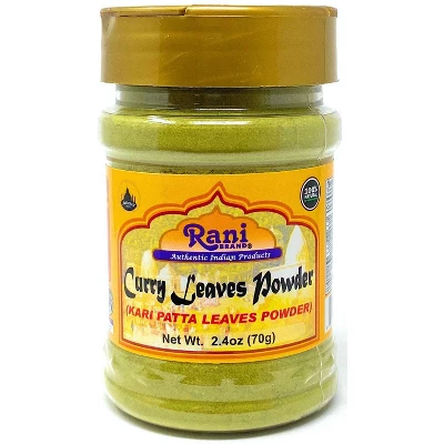 Rani Brand Authentic Indian Foods | Curry Leaves (Kari Neem Patha) Powder 8 Rani Brand Authentic Indian Foods | Curry Leaves (Kari Neem Patha) Powder - Image 6