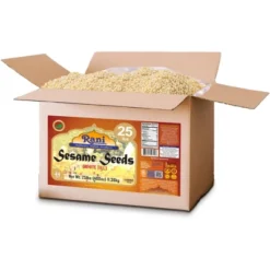 Sesame Seeds White Hulled (Till) - 400oz (25lbs) 11.36kg - Rani Brand Authentic Indian Products -Kitchen GUEST 69d7506e 1a65 4bf9 abaf 27c44bffde7d