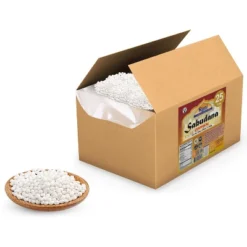 Sabudana (Tapioca / Sago) Pearls - 400oz (25lbs) 11.36kg Bulk Box - Rani Brand Authentic Indian Products -Kitchen GUEST 6ad47d1c cefc 4ff9 bb82 5baadee5bde6