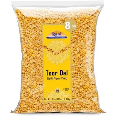 Toor Dal (Split Pigeon Peas) - 128oz (8lbs) 3.63kg - Rani Brand Authentic Indian Products 11 Toor Dal (Split Pigeon Peas) - 128oz (8lbs) 3.63kg - Rani Brand Authentic Indian Products - Image 9
