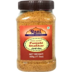 Punjabi Shakkar (Gur Jaggery Powder) - 17.5oz (1.1lbs) 500g PET Jar - Rani Brand Authentic Indian Products -Kitchen GUEST 6d710393 03e1 4a99 a24e 7a1b61ff333e