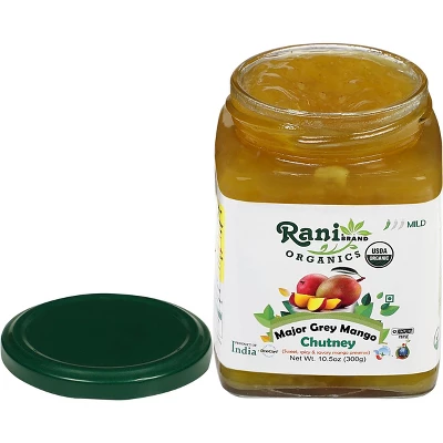 Organic Major Grey Mango Chutney - 10.5oz (300g) - Rani Brand Authentic Indian Products 4 Organic Major Grey Mango Chutney - 10.5oz (300g) - Rani Brand Authentic Indian Products - Image 2