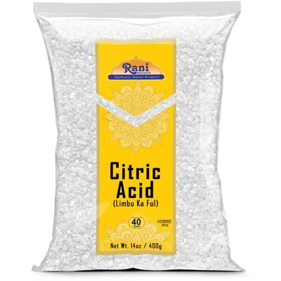 Citric Acid Powder, Food Grade (Limbu Ka Ful) - 14oz (400g) - Rani Brand Authentic Indian Products 10 Citric Acid Powder, Food Grade (Limbu Ka Ful) - 14oz (400g) - Rani Brand Authentic Indian Products - Image 8
