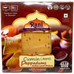 Rani Brand Authentic Indian Foods | Pappadums Jeera (Cumin) Papad -Kitchen GUEST 72098c32 c30b 42ef aa6c 955a4fdc2900