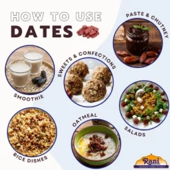 Pitted Dates (Deglet Nour) Raw Dried Fruit - 24oz (1.5lbs) 680g Pack Of 2 - Rani Brand Authentic Indian Products 14 Pitted Dates (Deglet Nour) Raw Dried Fruit - 24oz (1.5lbs) 680g Pack Of 2 - Rani Brand Authentic Indian Products -Kitchen GUEST 74a52ae2 98aa 414b b71f 6dac75db7165 2