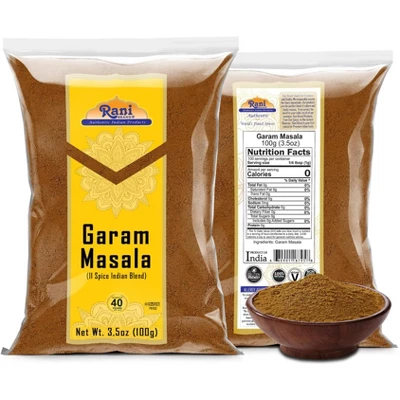 Garam Masala, Indian 11 Spice Blend - 3.5oz (100g) - Rani Brand Authentic Indian Products 4 Garam Masala, Indian 11 Spice Blend - 3.5oz (100g) - Rani Brand Authentic Indian Products - Image 2