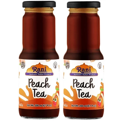 Peach Tea - 6.7 Fl Oz (200 Ml) Pack Of 2 - Rani Brand Authentic Indian Products 7 Peach Tea - 6.7 Fl Oz (200 Ml) Pack Of 2 - Rani Brand Authentic Indian Products - Image 5