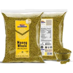 Moong Whole (Whole Mung Beans W/Skin) - 128oz (8lbs) 3.63kg - Rani Brand Authentic Indian Products -Kitchen GUEST 7a8663bd 7a53 4c6d 95b9 96da4a801a7b