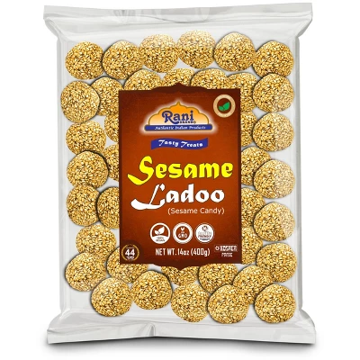 Rani Brand Authentic Indian Foods | Sesame Ladoo (Round Sesame Brittle Candy) 8 Rani Brand Authentic Indian Foods | Sesame Ladoo (Round Sesame Brittle Candy) - Image 6