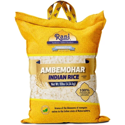 Ambemohar Indian Rice 160oz (10lbs) 4.54kg - Rani Brand Authentic Indian Products 9 Ambemohar Indian Rice 160oz (10lbs) 4.54kg - Rani Brand Authentic Indian Products - Image 7