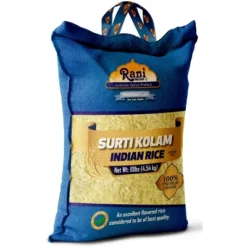 Surti Kolam Indian Rice 160oz (10lbs) 4.54kg - Rani Brand Authentic Indian Products -Kitchen GUEST 7c3eee25 375f 4816 9e16 17c7e0e1e6b5