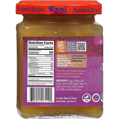 Major Grey Mango Chutney - 12.3oz (350g) - Rani Brand Authentic Indian Products 7 Major Grey Mango Chutney - 12.3oz (350g) - Rani Brand Authentic Indian Products - Image 5