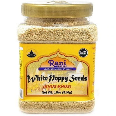 Rani Brand Authentic Indian Foods | White Poppy Seeds Whole (Khus Khus) 4 Rani Brand Authentic Indian Foods | White Poppy Seeds Whole (Khus Khus) - Image 2