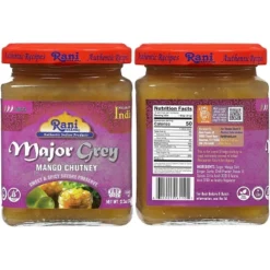 3-in-1 Mango Chutney (Hot, Sweet, Major Grey) - 12.3oz (350g) - Rani Brand Authentic Indian Products -Kitchen GUEST 7ff87948 9ffb 4946 bcfa 71398f5e3cd3