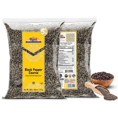 Rani Brand Authentic Indian Foods | Black Pepper Coarse Ground (28 Mesh) 4 Rani Brand Authentic Indian Foods | Black Pepper Coarse Ground (28 Mesh) - Image 2