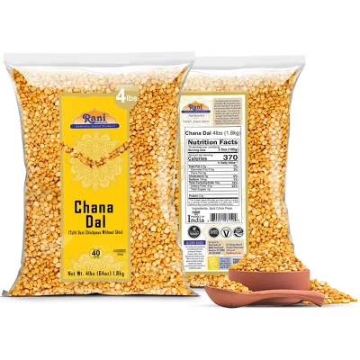 Chana Dal (Split Chickpeas W/o Skin) - 32oz (2lbs) 908g - Rani Brand Authentic Indian Products 5 Chana Dal (Split Chickpeas W/o Skin) - 32oz (2lbs) 908g - Rani Brand Authentic Indian Products - Image 3