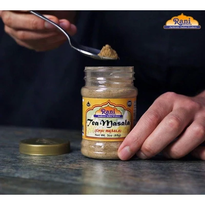Tea (Chai) Masala, Indian 6-Spice Blend - 3.5oz (100g) - Rani Brand Authentic Indian Products) 5 Tea (Chai) Masala, Indian 6-Spice Blend - 3.5oz (100g) - Rani Brand Authentic Indian Products) - Image 3