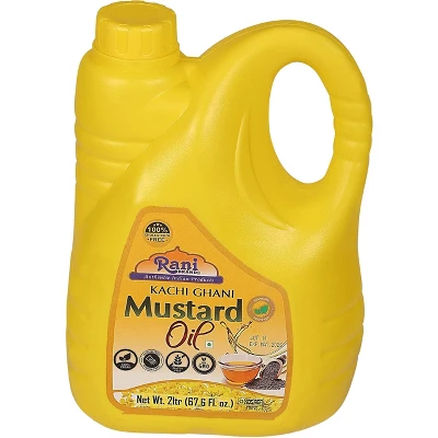 Mustard Oil (Kachi Ghani) - 67.6 Ounce (2 Liter) - Rani Brand Authentic Indian Products 6 Mustard Oil (Kachi Ghani) - 67.6 Ounce (2 Liter) - Rani Brand Authentic Indian Products - Image 4