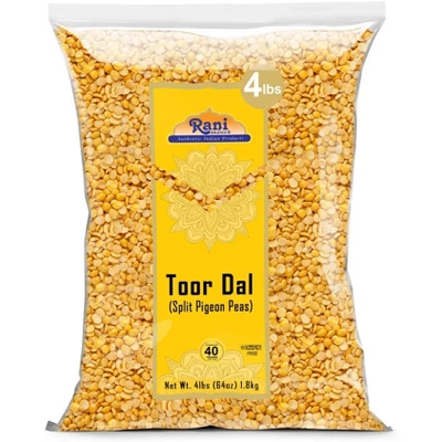 Toor Dal (Split Pigeon Peas) - 64oz (4lbs) 1.81kg - Rani Brand Authentic Indian Products 7 Toor Dal (Split Pigeon Peas) - 64oz (4lbs) 1.81kg - Rani Brand Authentic Indian Products - Image 5