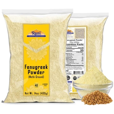 Rani Brand Authentic Indian Foods | Fenugreek (Methi) Ground 4 Rani Brand Authentic Indian Foods | Fenugreek (Methi) Ground - Image 2