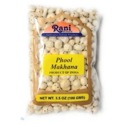Phool Makhana (Fox Nut / Popped Lotus Seed) - 3.5oz (100g) - Rani Brand Authentic Indian Products -Kitchen GUEST 8a3a1977 8bf9 424a b145 297e53cf8f27