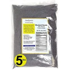 Mustard Seeds (Black Kali Sarson) Whole - 80oz (5lbs) 2.27kg - Rani Brand Authentic Indian Products 9 Mustard Seeds (Black Kali Sarson) Whole - 80oz (5lbs) 2.27kg - Rani Brand Authentic Indian Products -Kitchen GUEST 8a62d025 34ec 470b b47e fb8152985e27