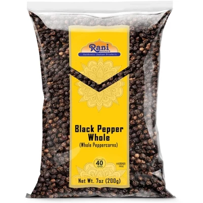 Rani Brand Authentic Indian Foods | Black Pepper Whole (Peppercorns) MG-1 Grade 9 Rani Brand Authentic Indian Foods | Black Pepper Whole (Peppercorns) MG-1 Grade - Image 7