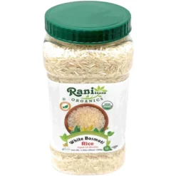 Platinum White Basmati Rice Extra Long - 56oz (3.5lbs) PET Jar - Rani Brand Authentic Indian Products -Kitchen GUEST 8d902a51 31d6 44c9 aef9 543af8b56003