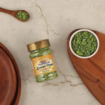 Fenugreek Leaves Dried (Kasoori Methi) - 1oz (28g) - Rani Brand Authentic Indian Products 3 Fenugreek Leaves Dried (Kasoori Methi) - 1oz (28g) - Rani Brand Authentic Indian Products