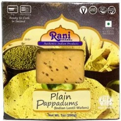 Rani Brand Authentic Indian Foods | Pappadums Plain Papad -Kitchen GUEST 900b43ba 3b47 457c b50f 96684e336ba4