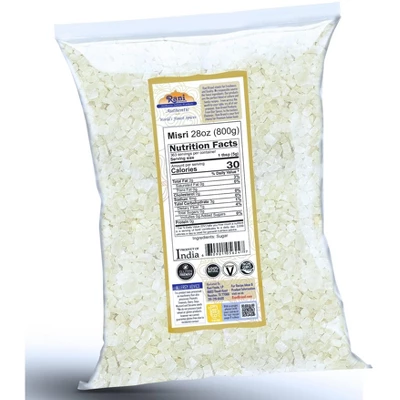 Misri (Indian Sugar Crystals) - 28oz (800g) - Rani Brand Authentic Indian Products 4 Misri (Indian Sugar Crystals) - 28oz (800g) - Rani Brand Authentic Indian Products - Image 2
