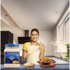 Platinum White Basmati Rice Extra Long - 160oz (10lbs) PET Jar - Rani Brand Authentic Indian Products